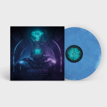 Parasite Inc. - Cyan Night Dreams (Limited Edition, Blue/White Marbled Vinyl, LP)