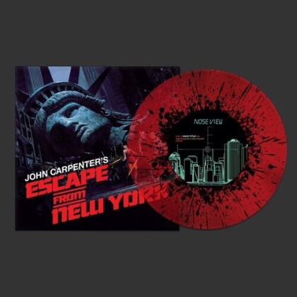Escape From New York (2022 Reissue, Silva Screen, Black/Red Vinyl, 7" Single)