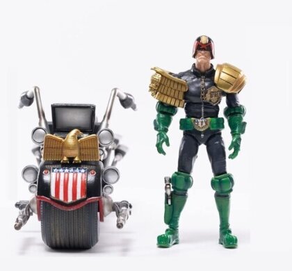 Hiya Toys - Judge Dredd Dredd & Lawmaster Mk Ii Px 1/8 Exquisi