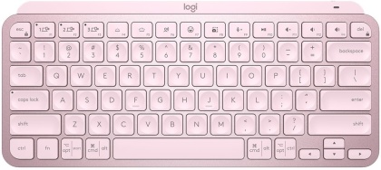LOGITECH MX Keys Mini Minimalist Wireless Illuminated Keyboard - ROSE - UK - INTNL