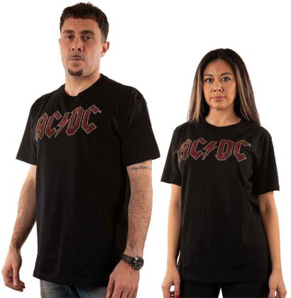 AC/DC - Full Colour Logo (Diamante)