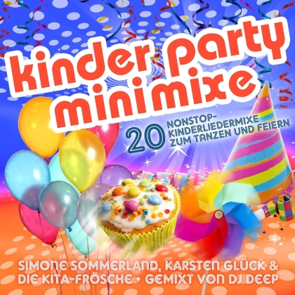 S. Sommerland, K. Glück & Die Kita-Frösche - Kinder Party Minimixe - 20 Nonstop-Kinderliedmixe (2 CDs)