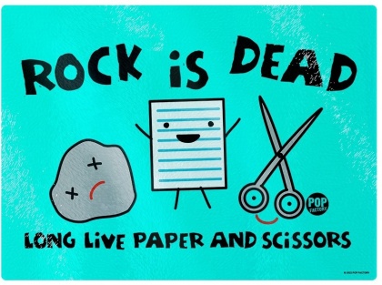 Pop Factory: Rock is Dead - Rectangular Chopping Board