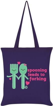 Pop Factory: Spooning Leads to Forking - Tote Bag