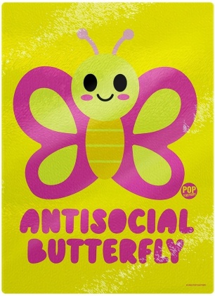Pop Factory: Antisocial Butterfly - Rectangular Chopping Board