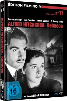 Rebecca (1940) (Édition Film Noir, Limited Edition, Mediabook, Blu-ray + DVD)