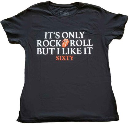 The Rolling Stones Ladies T-Shirt - Sixty It's only R&R but I like it (Foiled)