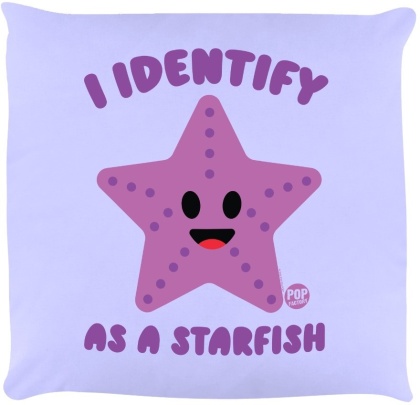 Pop Factory: I Identify as a Starfish - Cushion (Lilac)