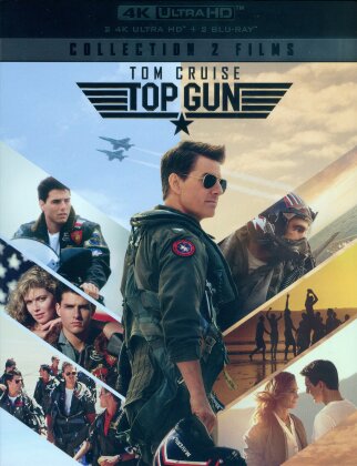 Top Gun (1986) / Top Gun: Maverick (2022) - Collection 2 Films (2 4K Ultra HDs + 2 Blu-rays)