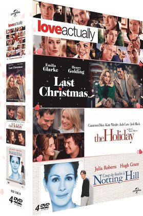 Love Actually / Last Christmas / The Holiday / Coup de foudre à Notting Hill (4 DVD)