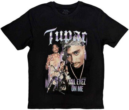 Tupac Ladies T-Shirt - All Eyez Blue Homage