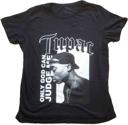 Tupac Ladies T-Shirt - Only God Text