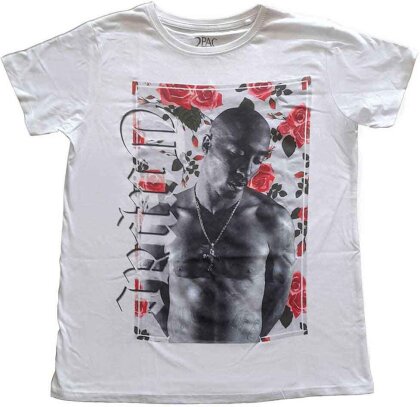 Tupac Ladies T-Shirt - Floral