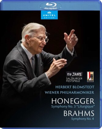 Herbert Blomstedt & Wiener Philharmoniker - Honegger - Symphony No. 3 "Liturgique" / Brahms - Symphony No. 4