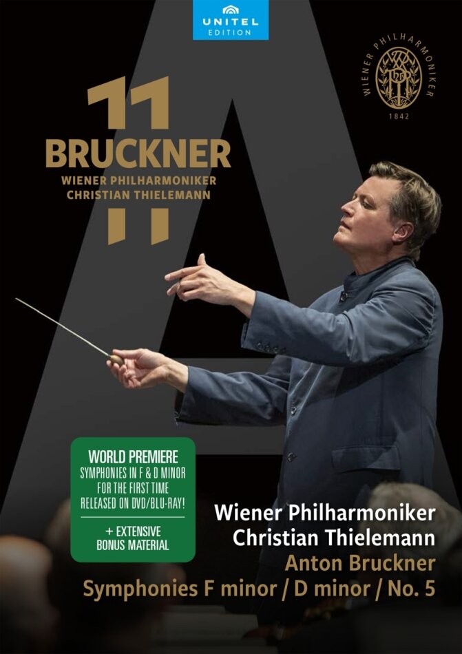 Wiener Philharmoniker & Christian Thielemann - Bruckner 11 - Symphonies F minor / D minor / No. 5 (2 DVD)