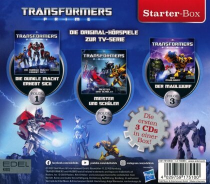 Transformers - Prime - Transformers - Prime - Starter-Box (1) Folge 1-3 (3 CDs)