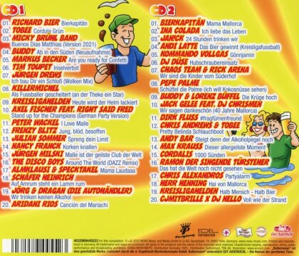 Ballermann Party Mix-Alle Hits Der Playa 2022 (2 CDs)