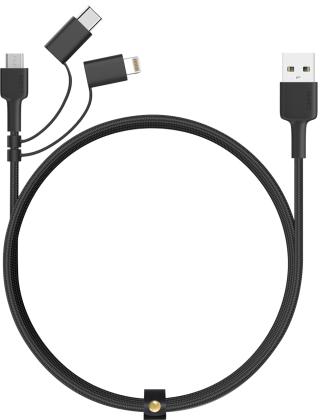 Aukey - CB-BAL5 Impulse Series 3-in-1 USB Cable
