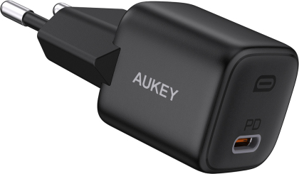 Aukey - Chargeur USB-C PD 20W PA-B1-BK Omnia Mini Noir