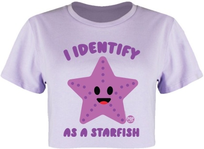 Pop Factory: I Identify As A Starfish - Boxy Crop Top