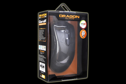 Dragonwar G21 7000dpi souris de jeu RGB ergonomique et personnalisable avec 7 boutons - Noir