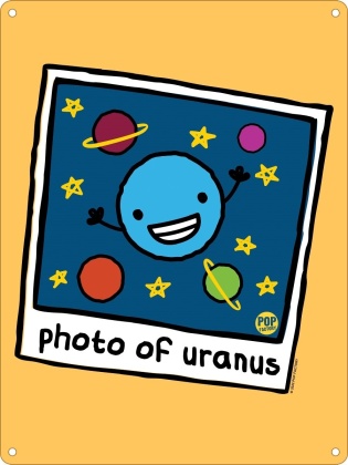 Pop Factory: Photo Of Uranus - Mini Tin Sign