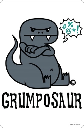 Pop Factory: Grumposaur - Greet Tin Card