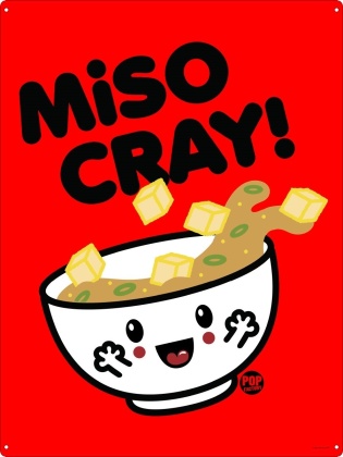 Pop Factory: Miso Cray - Tin Sign