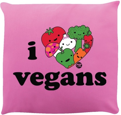 Pop Factory: I Love Vegans - Cushion