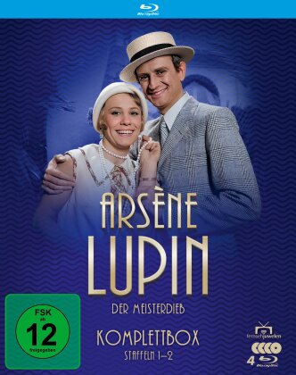Arsène Lupin - Der Meisterdieb - Komplettbox - Staffel 1+2 (Fernsehjuwelen, 4 Blu-rays)