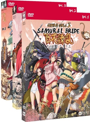Samurai Girls 2 - Samurai Bride - Vol. 1-3 (Bundle, Complete edition, 3 DVDs)