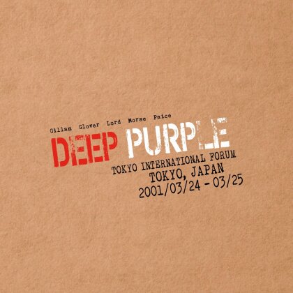 Deep Purple - Live In Tokyo 2001 (Digipack, Earmusic, 2 CDs)