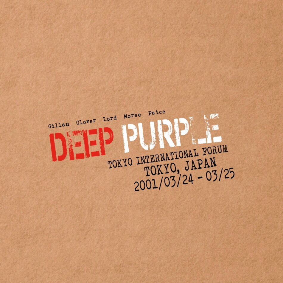 Deep Purple - Live In Tokyo 2001 (Digipack, Earmusic, 2 CDs)