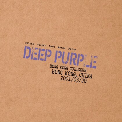 Deep Purple - Live In Hong Kong 2001 (Earmusic, Digipack, Numbered, Édition Limitée, 2 CD)