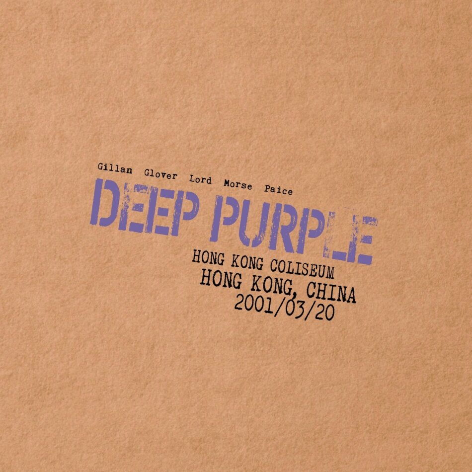 Deep Purple - Live In Hong Kong 2001 (Earmusic, Digipack, Numbered, Limited Edition, 2 CDs)