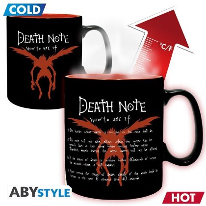 Mug - Thermo Réactif - Kira & Ryuk - Death Note - 460 ml
