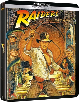 Indiana Jones e i Predatori dell'Arca perduta (1981) (Edizione Limitata, Steelbook, 4K Ultra HD + Blu-ray)