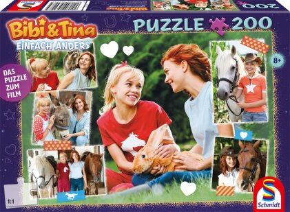Bibi & Tina Einfach anders: Tierische Freunde - 200 Teile Puzzle