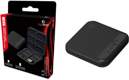 EgoGear - Boîtier de transport de cartouches de jeu et cartes mémoires SPR25 noire pour Nintendo Switch, Switch Lite et Switch OLED