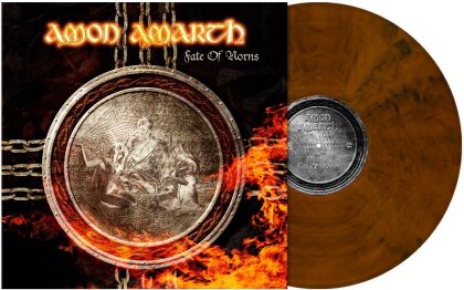 Amon Amarth - Fate Of Norns (2022 Reissue, Poster, Ochre Brown Marbled Vinyl, LP)