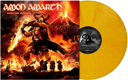 Amon Amarth - Surtur Rising (2022 Reissue, Sun Yellow Marbled Vinyl, LP)