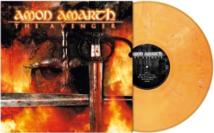 Amon Amarth - Avenger (2022 Reissue, Pastel Orange Marbled Vinyl, LP)