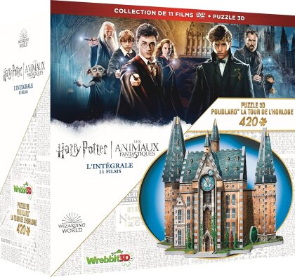 Wizarding World - Harry Potter 1 à 7.2 & Les animaux fantastiques 1 à 3 (+ Puzzle, Édition Limitée, 11 DVD)
