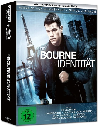 Die Bourne Identität (2002) (20th Anniversary Edition, Limited Edition, Steelbook, 4K Ultra HD + Blu-ray)