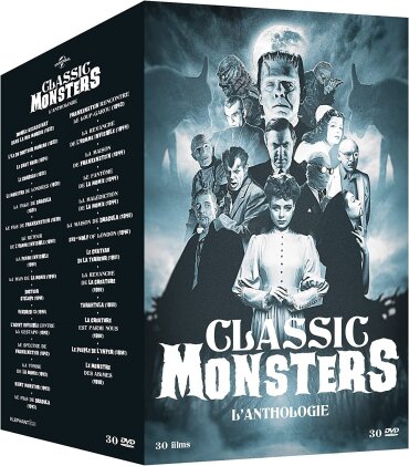 Universal Classic Monsters - L'Anthologie - Coffret 30 films (30 DVDs)