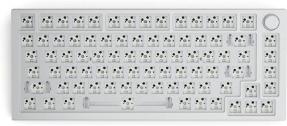 Glorious GMMK Pro TKL Gaming Keyboard Barebone - white ice [ANSI-Layout]
