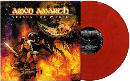 Amon Amarth - Versus The World (2022 Reissue, Poster, Crimson Red Marbled Vinyl, LP)