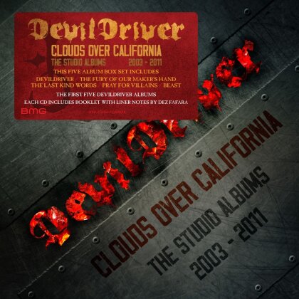 Devildriver - Clouds Over California: The Studio Albums 2003-2011 (Boxset, 5 CDs)