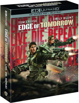 Edge of Tomorrow (2014) (+ Goodies, Édition Limitée, Steelbook, 4K Ultra HD + Blu-ray)