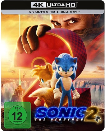 Sonic the Hedgehog 2 (2022) (Edizione Limitata, Steelbook, 4K Ultra HD + Blu-ray)
